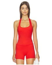 WellBeing + BeingWell - Flowwell Zoya Halter Tank - Lyst