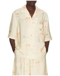 MISBHV - Devil & Angel Postcard Shirt - Lyst