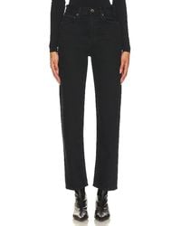 Agolde - Pantalones Rectos De Talle Alto 90S Pinch Waist En Color Negro Talla (También En 24, 25, 26, 27, 28, 29, 30, 31, 32, 33, 34) - Lyst
