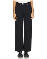 Still Here - Buckle Wide Leg Jeans - Lyst