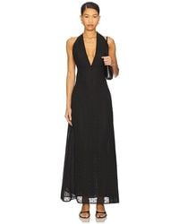 AFRM - Odenah Clip Dot Dress - Lyst