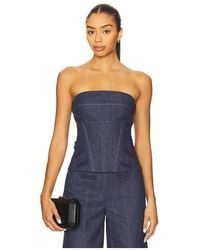 SAU LEE - Brooklyn Corset Top - Lyst