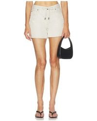 FRAME - The Off Duty Drawstring Bow Long Hang Short - Lyst