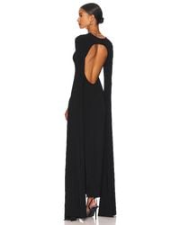 Norma Kamali - Ribbon Sleeve Gown - Lyst
