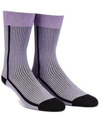 Ganni Logo Socks - Purple