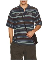 thisisneverthat - Striped Knit Polo - Lyst