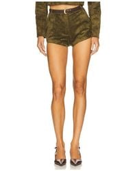 Amanda Uprichard - X Revolve Kelso Suede Short - Lyst