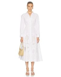 Polo Ralph Lauren - Collared Long Sleeve Shirt Dress - Lyst
