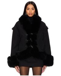 OW Collection - Kyoto Faux Fur Bomber Jacket - Lyst