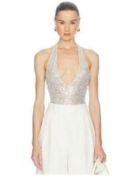 Alice + Olivia - Pippa Sequin Bodysuit - Lyst
