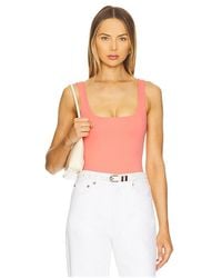 GOOD AMERICAN - Sculpting Modern Tank Bodysuit - Lyst