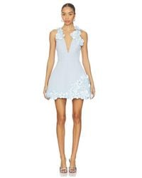 Bronx and Banco - Estelle Floral V-Neck Mini Dress - Lyst
