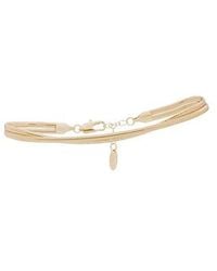 Ettika - Slinky Snake Double Chain Anklet - Lyst