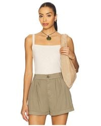 Rag & Bone - Slub Square Neck Tank Top - Lyst