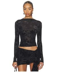 SNDY'S - Lenora Top En Color Negro Talla (También En S, Xxs, Xs, M, Xl, Xxl) - Lyst