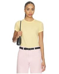 FRAME - The Vintage Baby Tee - Lyst