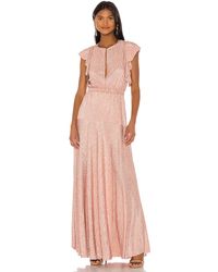 sabina musayev ray dress in gold