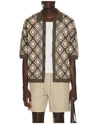 AllSaints - Morena Knitted Shirt - Lyst