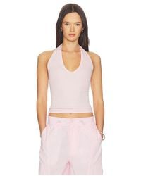 Enza Costa - Cotton Rib U Halter - Lyst