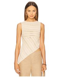NonChalant Label - Top Sin Mangas Banks En Color Nude Talla (También En M, S, Xl, Xs) - Lyst