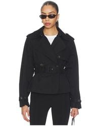GOOD AMERICAN - Cropped Trench Jacket - Lyst