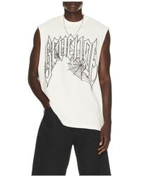 REVENGE - Web Cross Cut Off Tee - Lyst