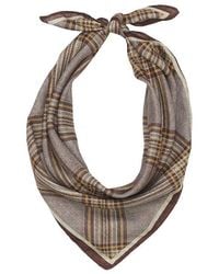 petit moments - Plaid Scarf - Lyst