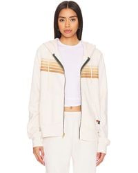 Aviator Nation - 5 Stripe Zip Hoodie - Lyst