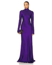 Alejandra Alonso Rojas - Maxi Cowl Back Dress - Lyst