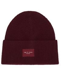 Rag & Bone - Blake Wool Blend Beanie - Lyst