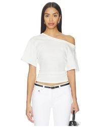 EB DENIM - Elena Off The Shoulder Tee - Lyst