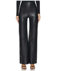 Commando - Faux Leather Wide Leg Pant - Lyst