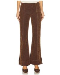 Free People - Hose Wildleder Glow Up - Lyst