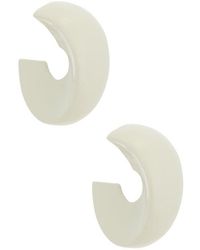 Uncommon Matters - Sculpted Creole Earrings - Lyst