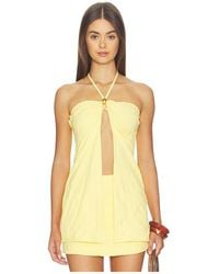 Devon Windsor - TOP BLOUSE JAMIE en Lemon - Lyst