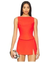 Amanda Uprichard - X Revolve Ines Top - Lyst