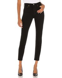 RE/DONE Originals high rise ankle crop - Negro