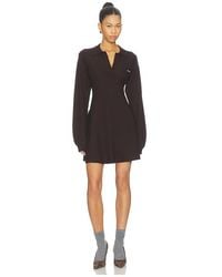 ROTATE BIRGER CHRISTENSEN - Slinky Knit Polo Dress - Lyst