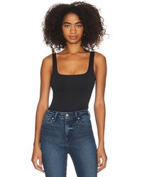 GOOD AMERICAN - Sculpting Modern Tank Bodysuit - Lyst