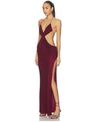 fitted lace wedding dress Shop Vida Backless Maxi Dress With Shell Trim | Jaded London main image 0