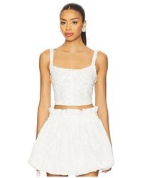 Agua Bendita - X Revolve Amareto Crop Top - Lyst