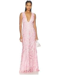 OW Collection - Clea Maxi Dress - Lyst
