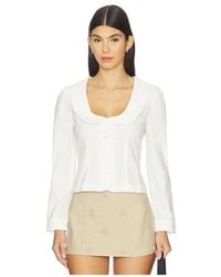 My Mum Made It - Curved Collar Button Shirt - Lyst