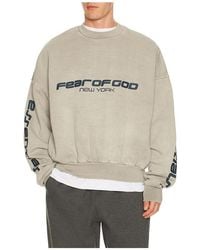 Fear Of God - Cropped Relaxed Sweatshirt - Lyst