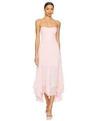 Amanda Uprichard - Midi-Kleid Dress - Lyst