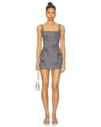 Milkwhite - Mini Dress With Bows - Lyst