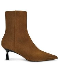 AllSaints - Vivian Suede Boot - Lyst