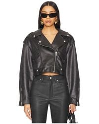 Blank NYC - Behind The Scene Distressed Moto Jacket - Lyst
