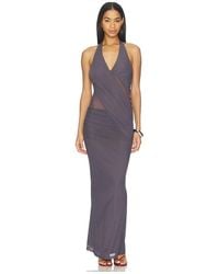 superdown - Dynasty Halter Maxi Dress - Lyst