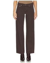 Rag & Bone - Saige Low Rise Relaxed Straight Jeans - Lyst